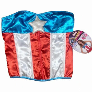 NWT Captain America‎ Halloween Corset/Bustier